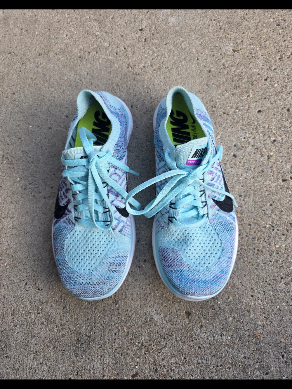 Nike Women's Free 4.0 Flyknit  Size 7